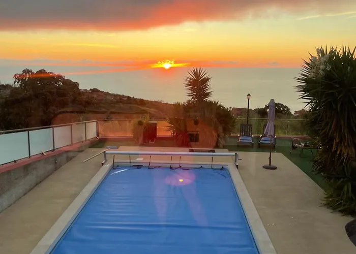 Semesterbostad Sunset Paradise With Heated Pool Calheta (Madeira)