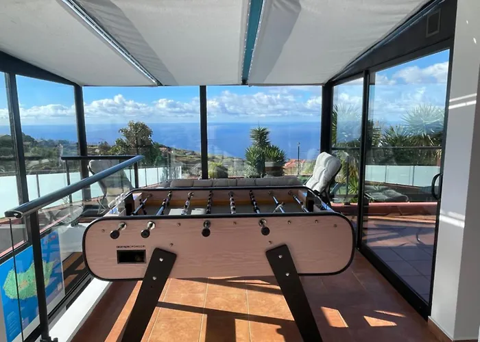 Semesterbostad Sunset Paradise With Heated Pool Calheta (Madeira)